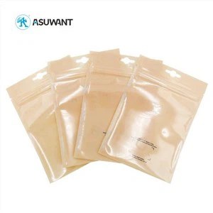 พลาสติก ziplock สามซีลซองถุงเล็ก ๆ ด้านหน้าบรรจุภัณฑ์โปร่งใสที่มีรูมือ