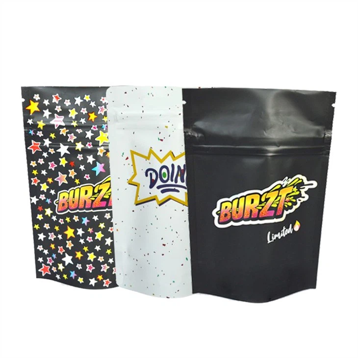 ziplock ziplock matte starburst canna canna plastic พลาสติกพลาสติกยืนขึ้นกระเป๋า