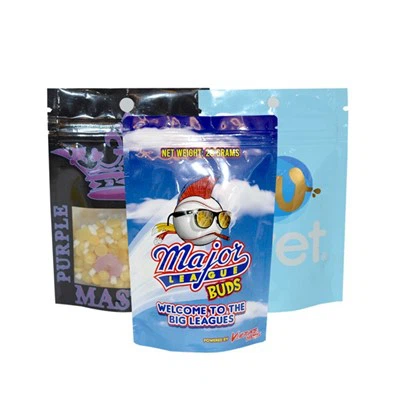 ทึบแสงสีดำยืนขึ้นถุงซิปกำแพงแสง doypack สำหรับแคปซูล kratom