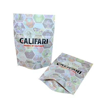 Wholesale Blue Laminated Mylar Bags 3.5 กรัมหลักฐานการพิสูจน์ตัว