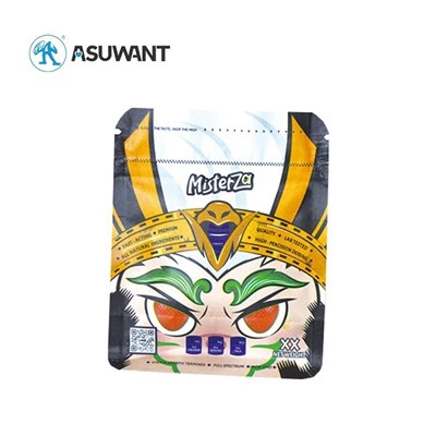 กระเป๋าด้านล่างแบบแบน 250 กรัม 500 กรัม 1 กิโลกรัมอลูมิเนียมฟอยล์เป้าเสื้อกางเกงด้านข้างกระเป๋ากล่องถุงด้านล่างพร้อมวาล์วและซิป