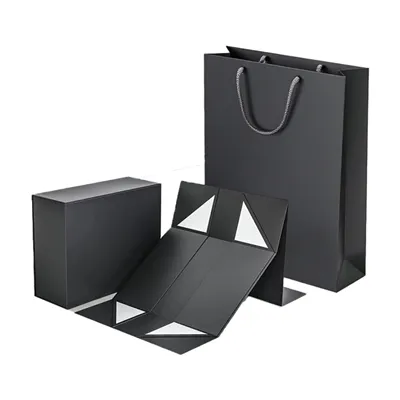 กล่องแข็งพับได้สำหรับกล่องบรรจุภัณฑ์ของขวัญสุดหรู